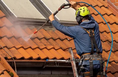 Démoussage et hydrofuge de toiture à Leyssard
